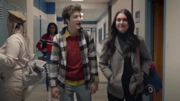 Veste chemise à carreaux portée par Larson (Jake Short) comme on le voit dans le film Sex Appeal