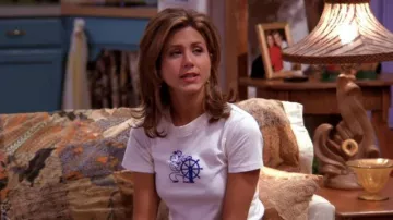 Cartoon Sailor Marine T-Shirt worn by Rachel Green (Jennifer Aniston) in Friends (S01E06)