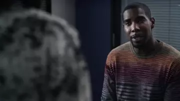 Striped sweater worn by Daniel Henderson (Desean K. Terry) in The Morning Show (Season 2)