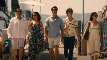 Rachel Comey Daje Dress worn by Victoria Ratliff (Parker Posey) as seen in The White Lotus (S03E04)