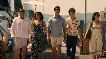 Gucci Bamboo 1947 Small Top Handle Bag worn by Victoria Ratliff (Parker Posey) as seen in The White Lotus (S03E04)