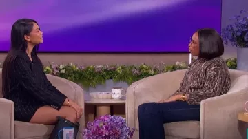 Cos Leopard Jacquard Mohair Blend Jersey usado por Jennifer Hudson como se ve en The Jennifer Hudson Show el 24 de febrero de 2025