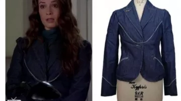 Vintage Marc Jacobs blazer jacket worn by Piper Halliwell (Holly Marie Combs) in Charmed (S08E09)