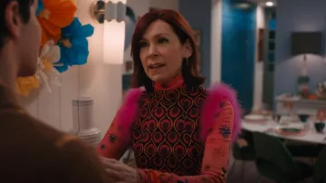 Peggy Li Brick Link Chain Earrings worn by Elsbeth Tascioni (Carrie Preston) as seen in Elsbeth (S02E12)