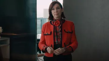 Ted Baker Open Front Bouclé Jacket worn by Elsbeth Tascioni (Carrie Preston) as seen in Elsbeth (S02E13)