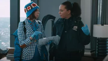 Smythe Duchess Blazer With Elbow Patch worn by Elsbeth Tascioni (Carrie Preston) as seen in Elsbeth (S02E13)