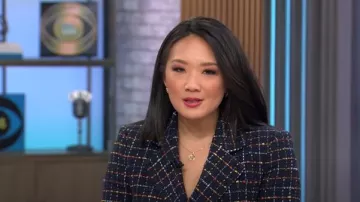 Veronica Beard Rumer Dickey Jacket worn by Nancy Chen as seen in CBS Mornings on March 10, 2025
