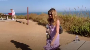 LoveShackFancy Rialto Fragrance Print Maxi Dress portée par Denise Richards comme on le voit dans Denise Richards et ses choses sauvages (S01E01)
