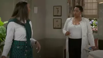 Berek Viva Glam Topper worn by Mona Wilson (Karan Kendrick) as seen in Beyond the Gates (S01E02)