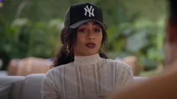 47 Side Patch Snapback worn by Patience (Chelsea Tavares) as seen in All American (S07E06)
