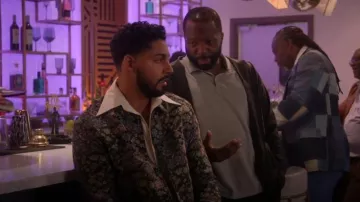 Les Deux Jaiden Jacquard Overshirt worn by Jordan Baker (Michael Evans Behling) as seen in All American (S07E06)