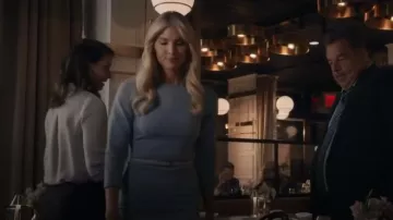 Max Mara Sleeve Wool Dress worn by Deanne Janson (Amanda Kloots) as seen in Blue Bloods (S14E17)