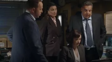 Gabriela Hearst Angela Blazer worn by Erin Reagan (Bridget Moynahan) as seen in Blue Bloods (S14E17)