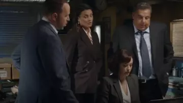 Gabriela Hearst Angela Blazer worn by Erin Reagan (Bridget Moynahan) as seen in Blue Bloods (S14E17)