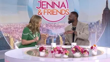 Fear Of God Heavy Wool Twill Relaxed Blazer worn by Dwyane Wade as seen in Today with Jenna & Friends on March 11, 2025