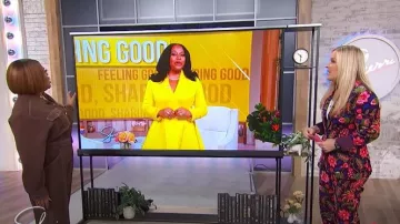 Boden Kew Velvet Trousers worn by Jennifer Jolly as seen in Sherri on March 11, 2025