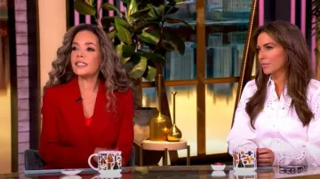 Dries Van Noten Byla Double-Breasted Wool Jacket worn by Sunny Hostin as seen in The View on March 14, 2025