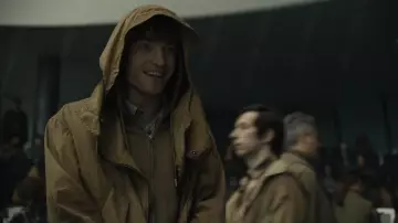 Mickey 17 Movie Wardrobe: Robert Pattinson wears Zip Hoodie to play Mickey Barnes