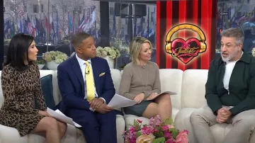 Whistles Animal Jersey Flippy Dress usado por Vicky Nguyen como se ve en Today el 13 de marzo de 2025