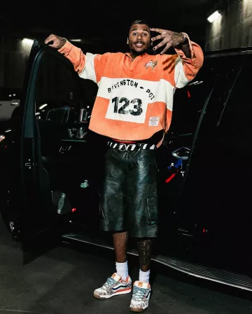 Vans Rowley XLT LX Gallery Dept. 'Giraffe' portée par Jalen Green sur le compte Instagram @leaguefits