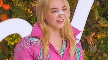 American Idol S23 Sophie Powers Heart Print Jacket