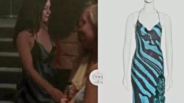 New Season Roberto Cavalli zebra-print dress used by Prue Halliwell (Shannen Doherty) in Charmed (S03E06)