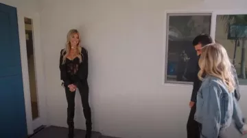 Top Sade For Love And Lemons porté par Christina El Moussa comme on le voit dans Christina on the Coast (S06E10)