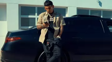 Dior Black & Silver 'CD Icon' Belt worn by DeeBaby in DeeBaby - Ting Ting ( Official Music Video )