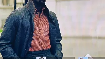 Orange Shirt of Wilf Netherton (Gary Carr) in The Peripheral (S01E02)