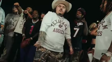 Bravest Studios Black Realtree Camo Shorts usados por That Mexican OT in That Mexican OT & Sauce Walka - "Check Please" ft. Lil Jairmy & MG Lil Bubba (Video Musical Oficial)