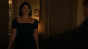 A.L.C. Elvie Dress worn by Marion Alba (Gina Rodriguez) as seen in Will Trent (S03E10)
