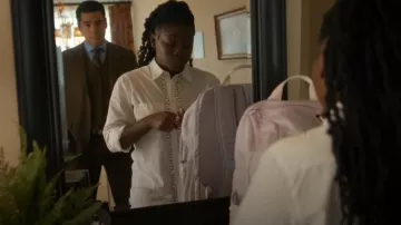 J Crew Embellished Garçon Shirt worn by Tasha as seen in Will Trent (S03E10)