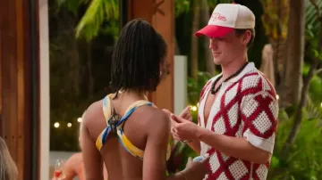 Forever 21 Lattice Shirt porté par Tyler Breshears comme on le voit dans Temptation Island (S06E02)