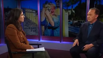 Veronica Beard Miller Dickey Double Breasted Jacket worn by Liz Kreutz as seen in Today on March 18, 2025