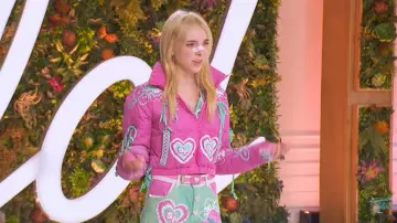 Pink Heart Print Jacket of Sophie Powers in American Idol