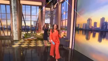 Veronica Beard Heyser Wide-Leg Pant worn by Alyssa Farah as seen in The View on March 19, 2025