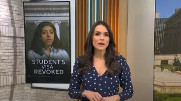 Sezane Noemia Dress worn by Lilia Luciano as seen in CBS Mornings on March 18, 2025