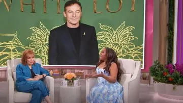 Cinq a Sept Dale Nylon Jacket worn by Joy Behar as seen in Sherri on March 20, 2025