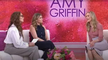 Veronica Beard Gilet sans manches Orlinda porté par Jenna Bush Hager comme on le voit dans Today with Jenna & Friends le 21 mars 2025