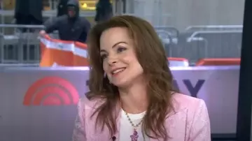 Etro Floral Paisley Jacquard Blazer worn by Kimberly Williams-Paisley as seen in Today on March 24, 2025