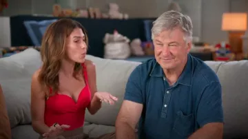 Anne Cole Twist Front Underwire Tankini Swim Top worn by Hilaria Baldwin as seen in The Baldwins (S01E01)