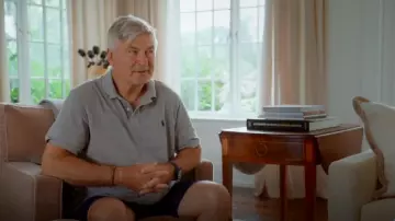 Ralph Lauren Short Sleeve Mesh Polo worn by Alec Baldwin as seen in The Baldwins (S01E04)