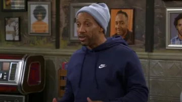 Nike Club Fleece Hoodie worn by Julian (Jay Phillips) as seen in The Neighborhood (S07E14)