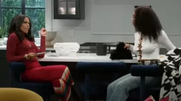 Trina Turk Tavia Pants worn by Dani Dupree (Karla Cheatham Mosley) as seen in Beyond the Gates (S01E17)