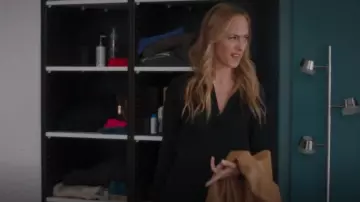 Victoria Beckham Henley Asymmetric Paneled Dress worn by Teddy Altman (Kim Raver) as seen in Grey's Anatomy (S21E11)
