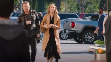 Balenciaga Signature East-West Shopper Tote Allover Logo BB Monogram Coated Canvas Large worn by Teddy Altman (Kim Raver) as seen in Grey's Anatomy (S21E11)