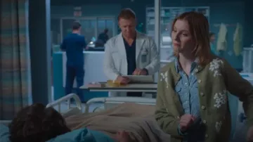 BDG Ariella Printed Western Shirt worn by Amelia Shepherd (Caterina Scorsone) as seen in Grey's Anatomy (S21E11)