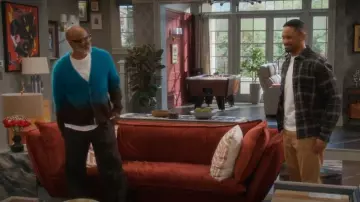 Burberry Gradient Cardigan worn by Poppa (Damon Wayans) as seen in Poppa's House (S01E14)
