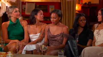 House Of Harlow Idris Mini Dress In Leopard worn by Bailey Brown as seen in The Bachelor (S29E03)