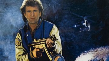 Teddy "B" of Martin Riggs (Mel Gibson) in lethal Weapon